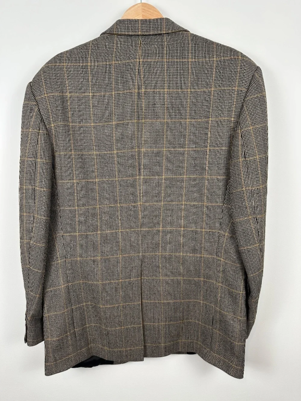 Lauren Ralph Lauren Men’s Wool Houndstooth Plaid Blazer Sport Coat 42R